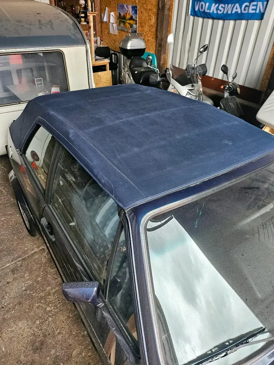 Brugt VW Golf Cabriolet 98 HK (72 kW) 1993 Blå Cabriolet