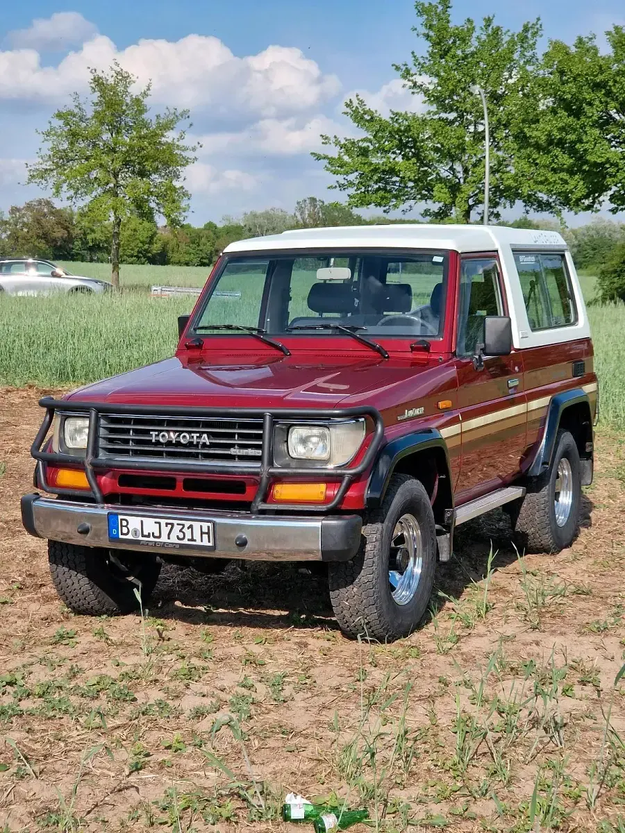 Gebraucht Toyota Land Cruiser 125 PS (91 kW) 1992 Rot SUV
