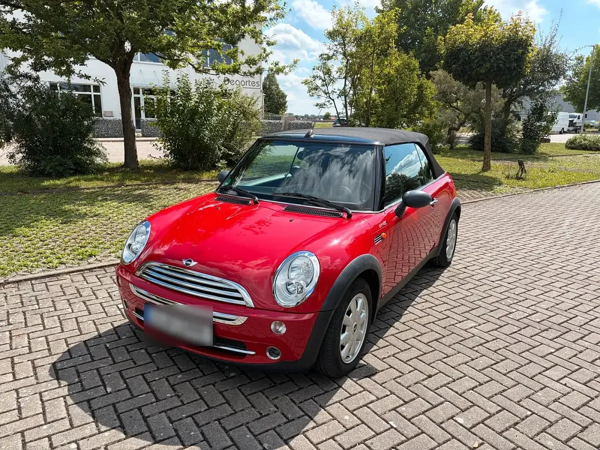 Gebraucht Mini One Cabriolet 90 PS (66 kW) 2006 Rot Cabrio