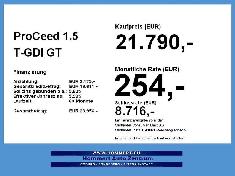 Gebraucht Kia ProCeed GT-Line 160 PS (117 kW) 2021 Pentametal metallic Kombi