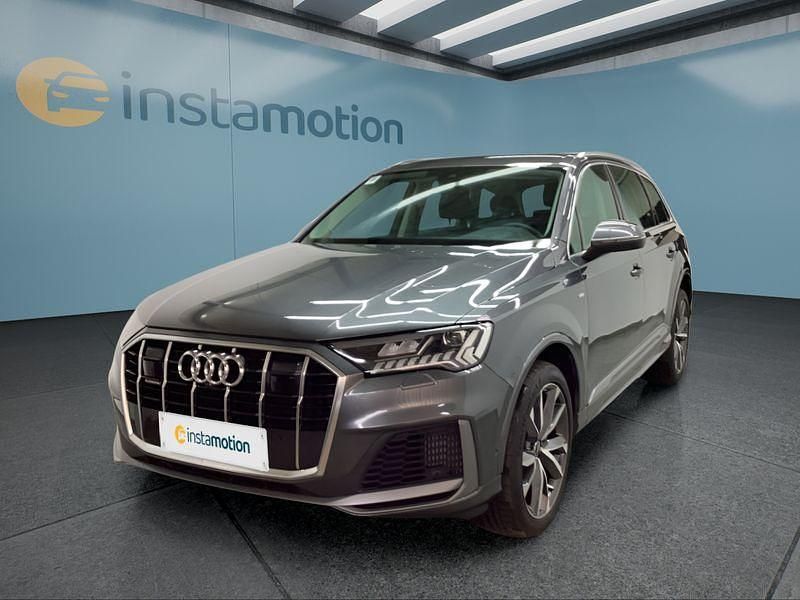Grau Gebraucht 2023 Audi Q7 S-Line SUV | 56.099 € (Fairer Preis) - Bild 1/4