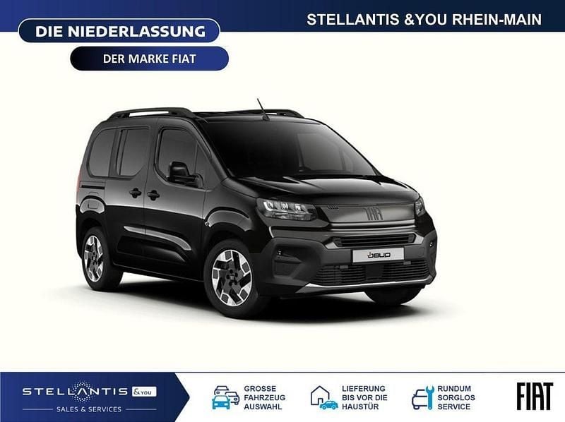 Neu Fiat Qubo La Prima 131 PS (96 kW) 2026 Schwarz Van / Kleinbus