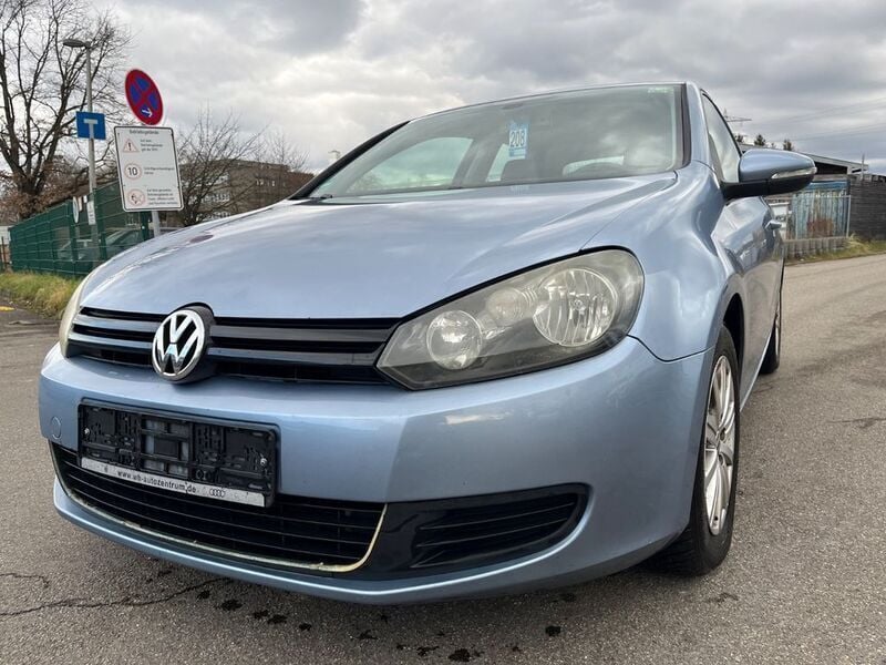 Gebraucht VW Golf VI Trendline 110 PS (80 kW) 2009 Blau Kleinwagen