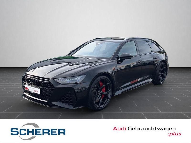 Mythosschwarz metallic (metallic) Gebraucht 2025 Audi RS6 Performance Kombi | 131.990 € (Etwas zu teuer) - Bild 1/4