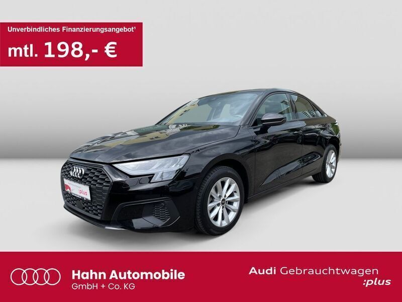 Schwarz Gebraucht 2022 Audi A3 Limousine | 20.960 € (Guter Preis) - Bild 1/3