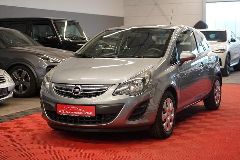 Grau Gebraucht 2014 Opel Corsa Edition Limousine | 3.950 € (Fairer Preis) - Bild 1/4