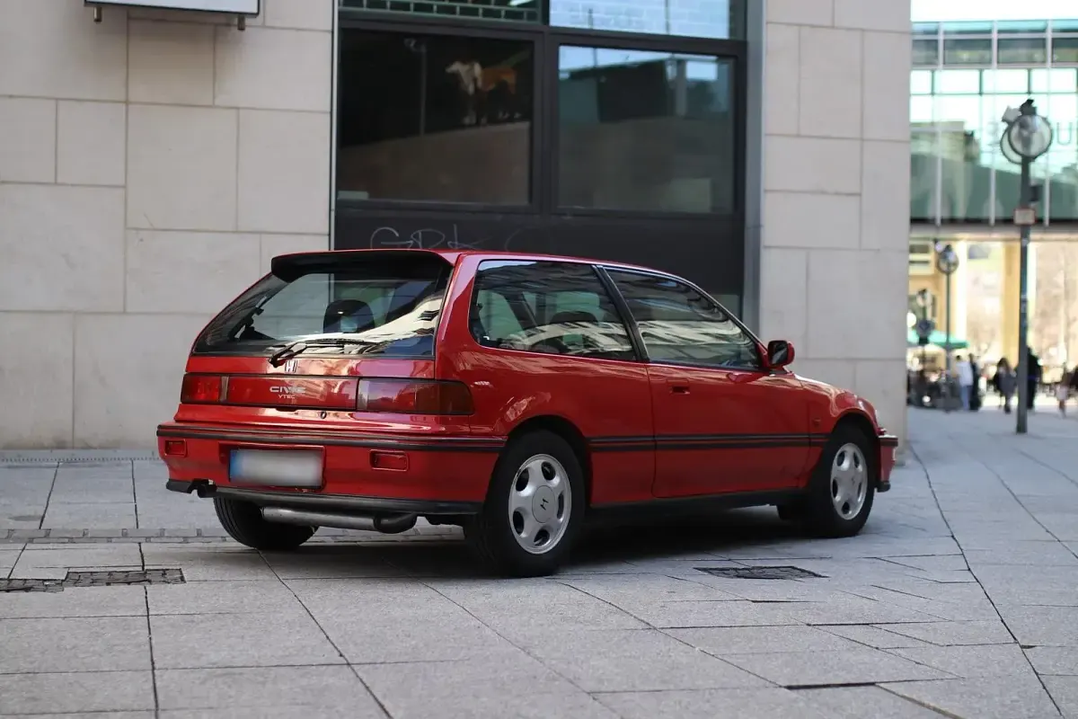 Gebraucht Honda Civic 150 PS (110 kW) 1990 Rot Limousine