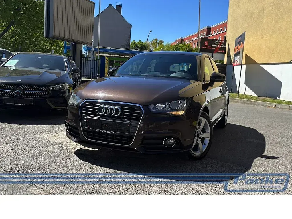 Usata Audi A1 Ambition 86 CV (63 kW) 2012 Marrone Utilitaria