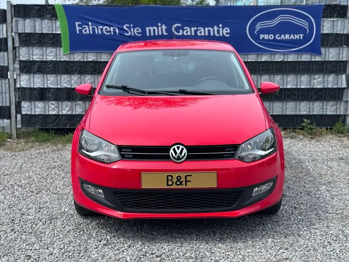 Gebraucht VW Polo Team 60 PS (44 kW) 2011 Rot Kleinwagen