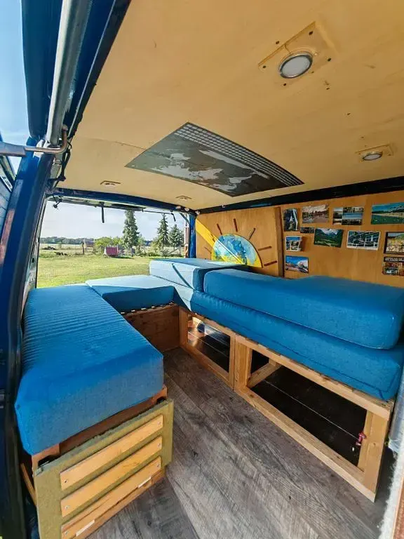 Gebraucht VW T4 68 PS (50 kW) 1997 Blau Van