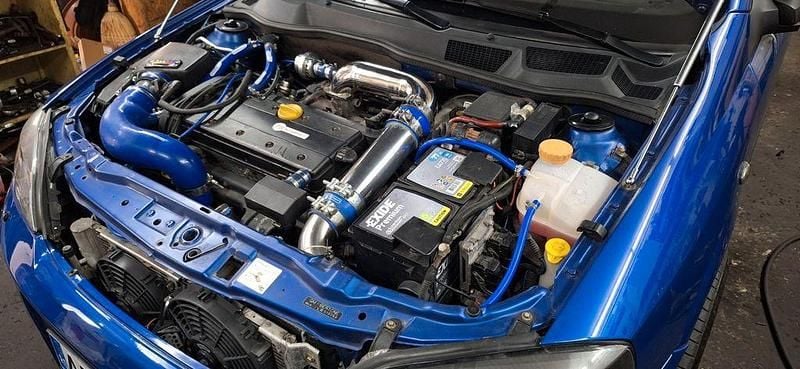 Gebraucht Opel Astra Cabriolet 314 PS (230 kW) 2002 Blau Cabrio