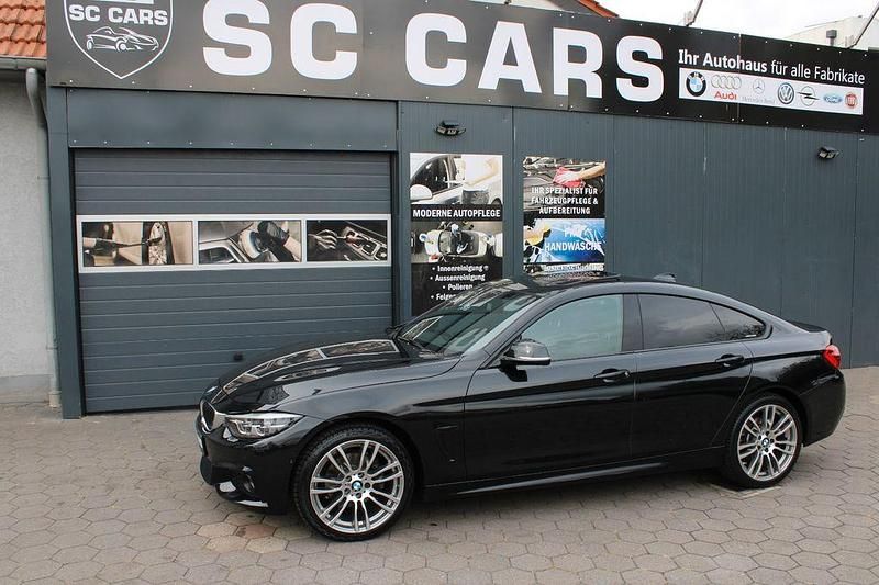 Schwarz Gebraucht 2019 BMW 420 Gran Coupé M Sport Coupé | 25.999 € (Fairer Preis) - Bild 1/4