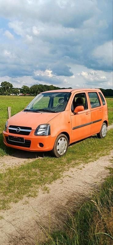 Orange Gebraucht 2004 Opel Agila Kleinwagen | 1.900 € (Etwas zu teuer) - Bild 1/4