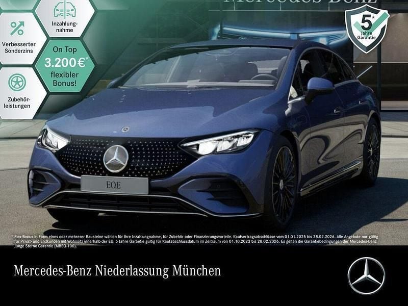 Blau Gebraucht 2024 Mercedes EQE300 Advanced Limousine | 44.990 € (Superpreis) - Bild 1/3