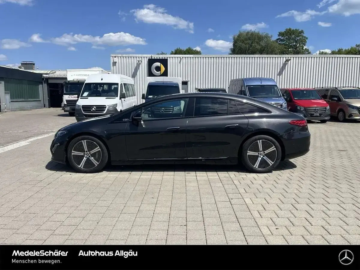 Gebraucht Mercedes EQS580 Advanced 384 kW (523 PS) 2021 Lack graphitgrau Kleinwagen