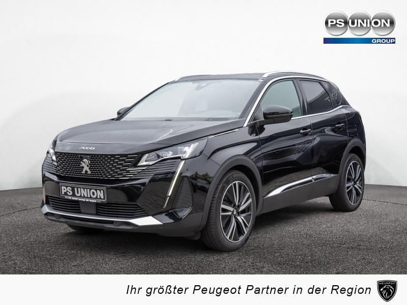 Schwarz / perla nera schwarz (metallic) Gebraucht 2023 Peugeot 3008 GT SUV | 32.990 € - Bild 1/4