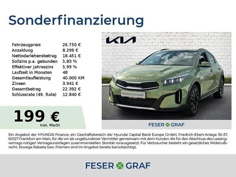 Grün (celadon grün) Gebraucht 2024 Kia XCeed Spirit SUV | 26.450 € (Fairer Preis) - Bild 1/4
