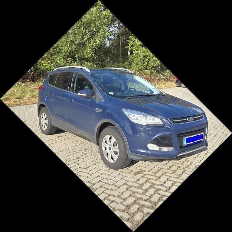 Blau Gebraucht 2015 Ford Kuga Titanium SUV | 8.500 € (Superpreis) - Bild 1/4