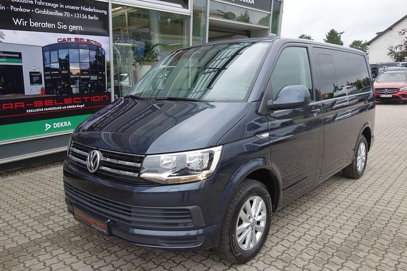 Starlight blue metallic Gebraucht 2018 VW T6 Comfortline Van | 35.700 € (Fairer Preis) - Bild 1/4