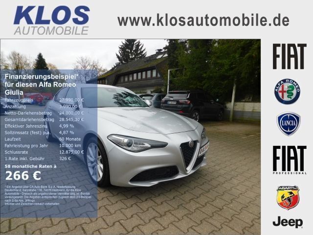 Silber Gebraucht 2020 Alfa Romeo Giulia Super Limousine | 27.990 € (Fairer Preis) - Bild 1/1