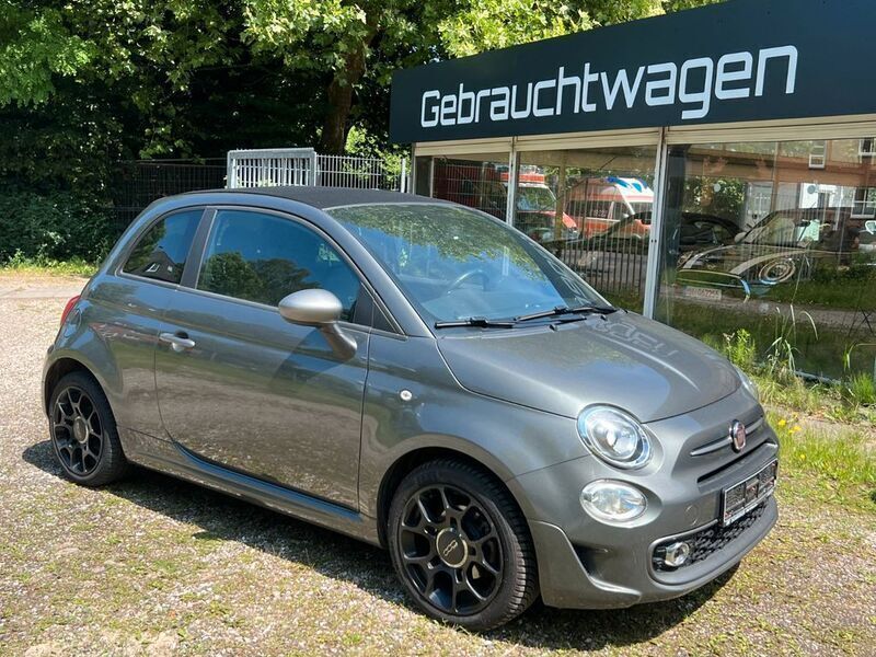Grigio colosseo/adrenalinico Gebraucht 2017 Fiat 500C S Cabrio | 9.499 € (Fairer Preis) - Bild 1/4
