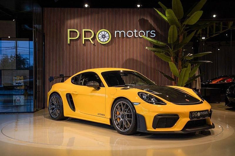 Gelb Gebraucht 2023 Porsche Cayman GT4 Coupé | 160.800 € (Fairer Preis) - Bild 1/4