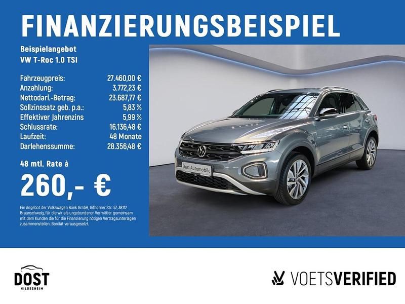 Gebraucht VW T-Roc Goal 116 PS (85 kW) 2025 Indiumgrau metallic SUV