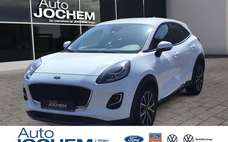 Weiß Gebraucht 2022 Ford Puma Titanium SUV | 15.490 € (Superpreis) - Bild 1/4