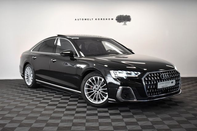 Mythosschwarz metallic Gebraucht 2023 Audi A8 Ambiente Limousine | 66.000 € (Superpreis) - Bild 1/3