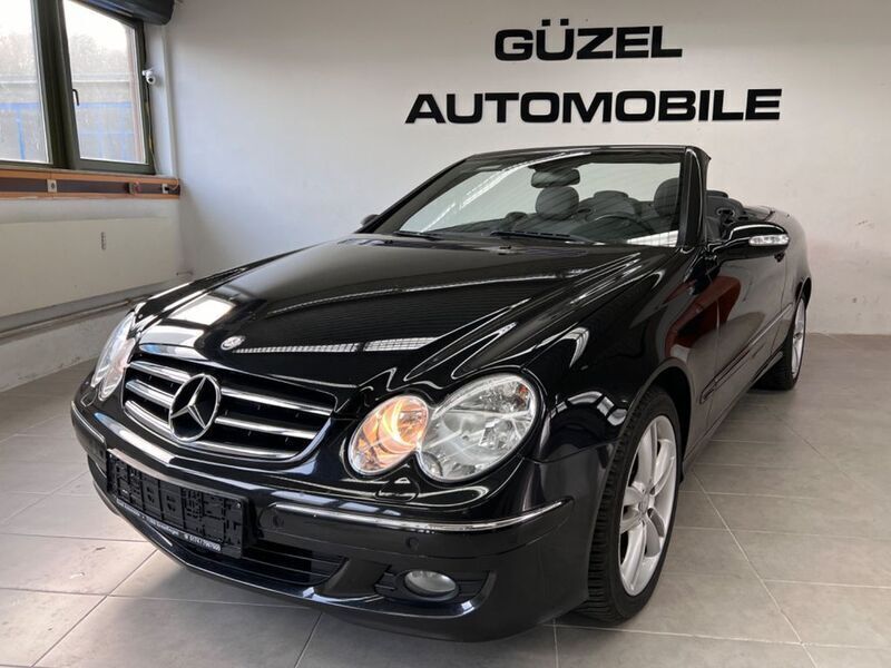 Schwarz Gebraucht 2008 Mercedes CLK200 Avantgarde Cabrio | 11.980 € (Fairer Preis) - Bild 1/4