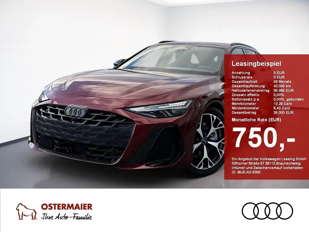 Second-hand Audi A6 Ambiente 299 CP (219 kW) 2025 Roșu Break