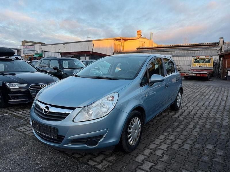 Blau Gebraucht 2009 Opel Corsa Selection Limousine | 1.590 € (Fairer Preis) - Bild 1/4