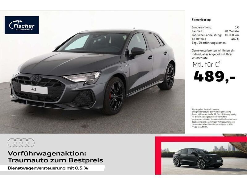 Daytonagrauperleffekt Gebraucht 2025 Audi A3 Sportback e-tron S-Line Limousine | 47.980 € (Superpreis) - Bild 1/4