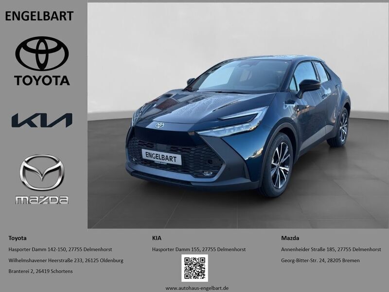 Midnightteal metallic / dach s Neu 2024 Toyota C-HR Team SUV | 32.690 € (Superpreis) - Bild 1/4