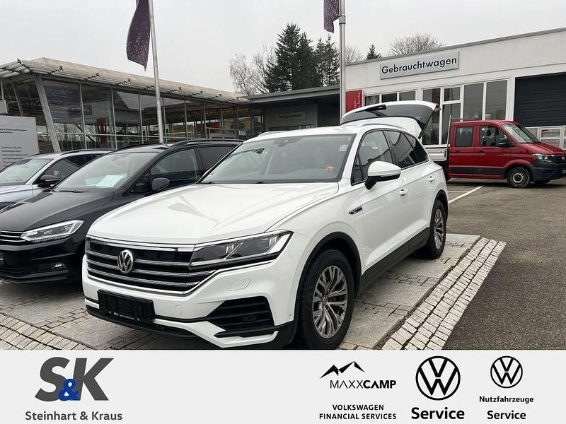 Pure white wei Gebraucht 2019 VW Touareg SUV | 37.900 € (Guter Preis) - Bild 1/4