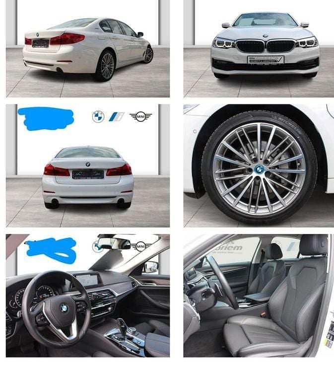 Weiß Gebraucht 2019 BMW 530e iPerformance Limousine | 22.999 € (Superpreis) - Bild 1/2