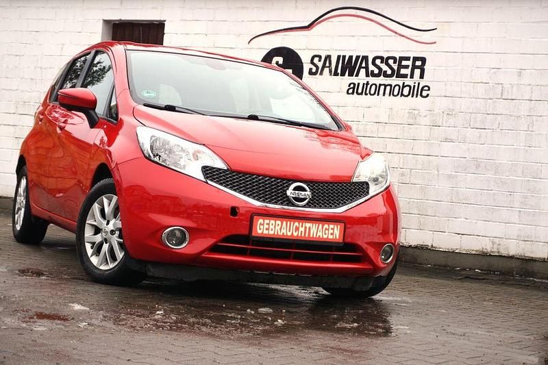 Gebraucht Nissan Note Acenta 90 PS (66 kW) 2015 Rot Limousine