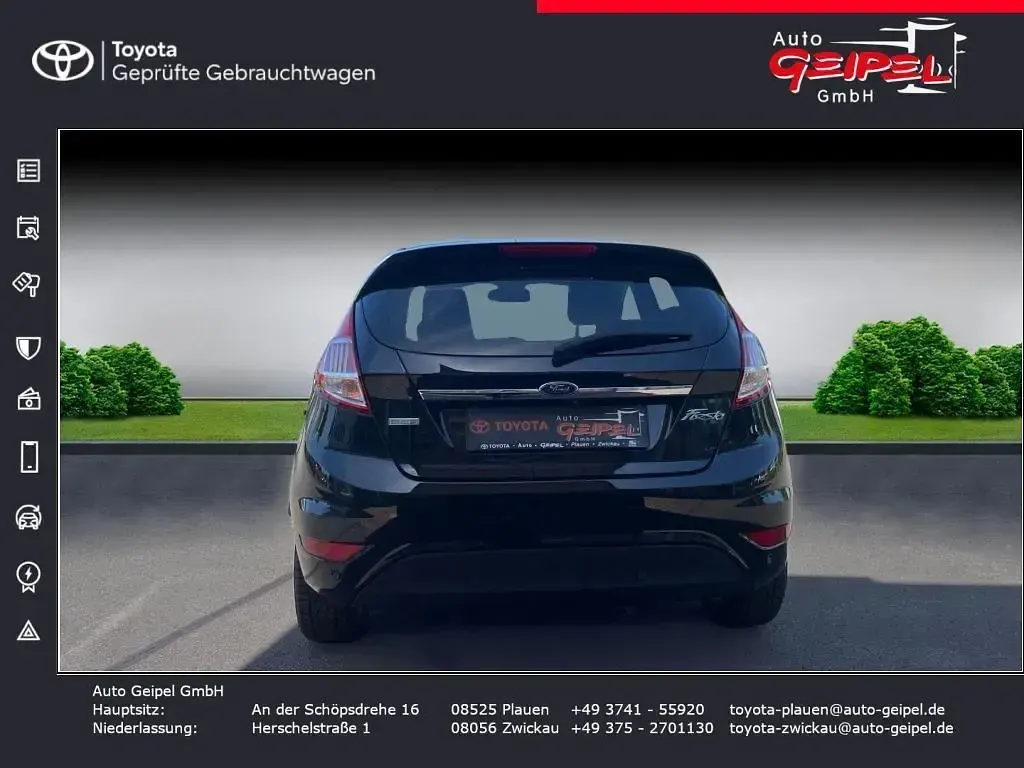Gebraucht Ford Fiesta Titanium 125 PS (91 kW) 2017 Schwarz Kleinwagen