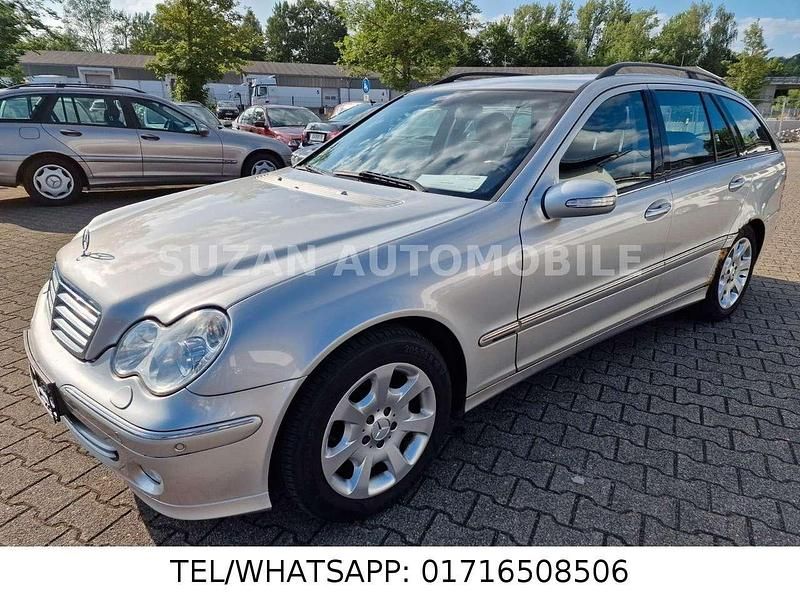 Silber Gebraucht 2004 Mercedes C220 Elegance Kombi | 1.200 € - Bild 1/4