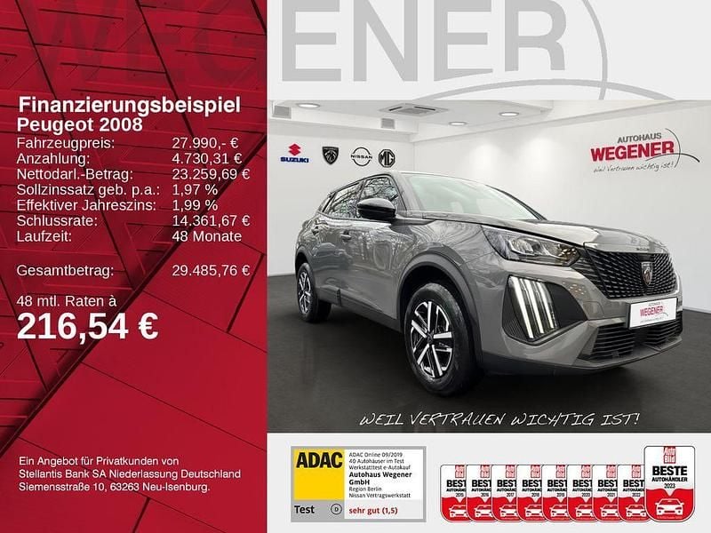 Gebraucht Peugeot 2008 Active 145 PS (106 kW) 2025 Selenium grau met. SUV