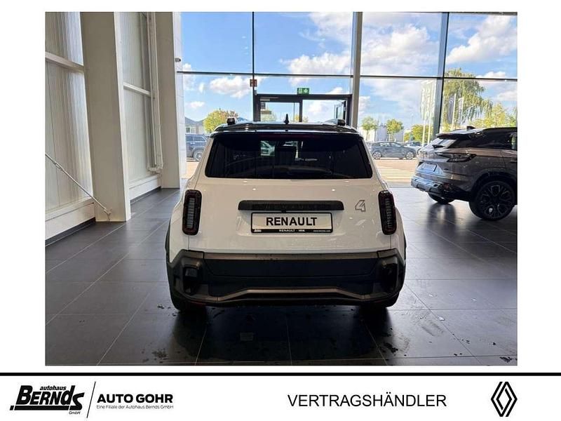 Neu Renault 4 E-Tech Iconic 110 kW (150 PS) 2026 Arktisweiß, schwarzes dach SUV