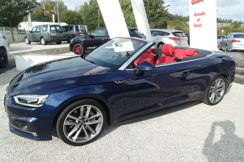 Blau Gebraucht 2019 Audi A5 Cabriolet S-Line Cabrio | 33.900 € (Guter Preis) - Bild 1/4