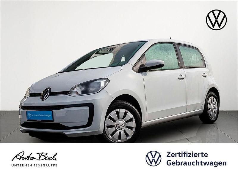 Weiß (pure white) Gebraucht 2022 VW up! move up! Kleinwagen | 13.240 € (Fairer Preis) - Bild 1/4