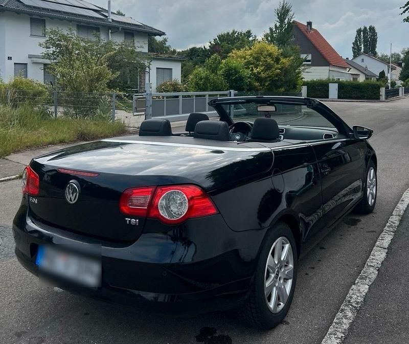 Schwarz Gebraucht 2010 VW Eos Cabrio | 4.300 € - Bild 1/4