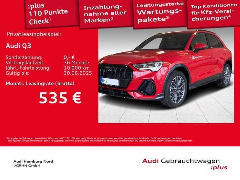 B1 progressivrot metallic Gebraucht 2025 Audi Q3 S-Line SUV | 41.581 € (Guter Preis) - Bild 1/3
