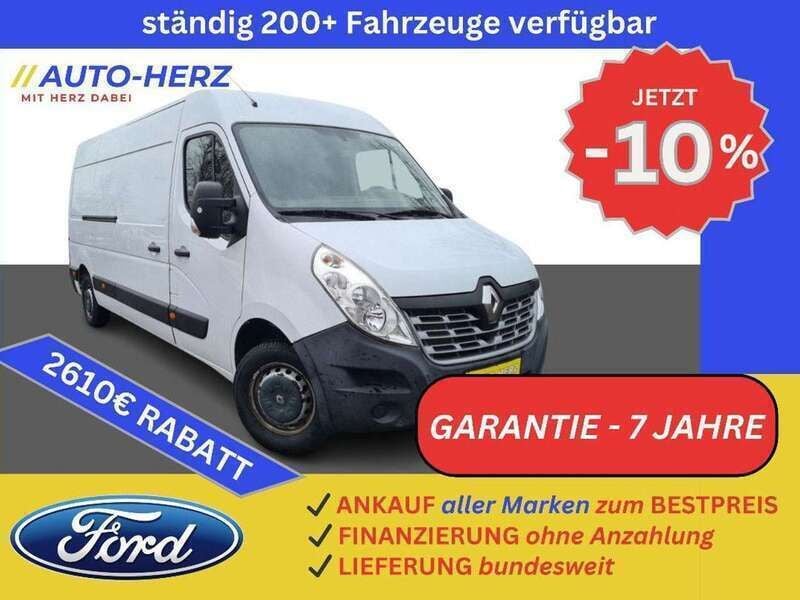 Mineral weiss Gebraucht 2018 Renault Master Van | 16.990 € (Fairer Preis) - Bild 1/3