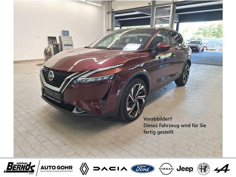 Rot Gebraucht 2021 Nissan Qashqai Tekna+ SUV | 23.880 € (Superpreis) - Bild 1/4