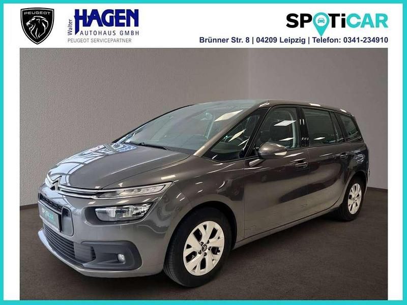 Platinum grau Gebraucht 2020 Citroën C4 SpaceTourer Feel Van / Kleinbus | 13.990 € (Fairer Preis) - Bild 1/4