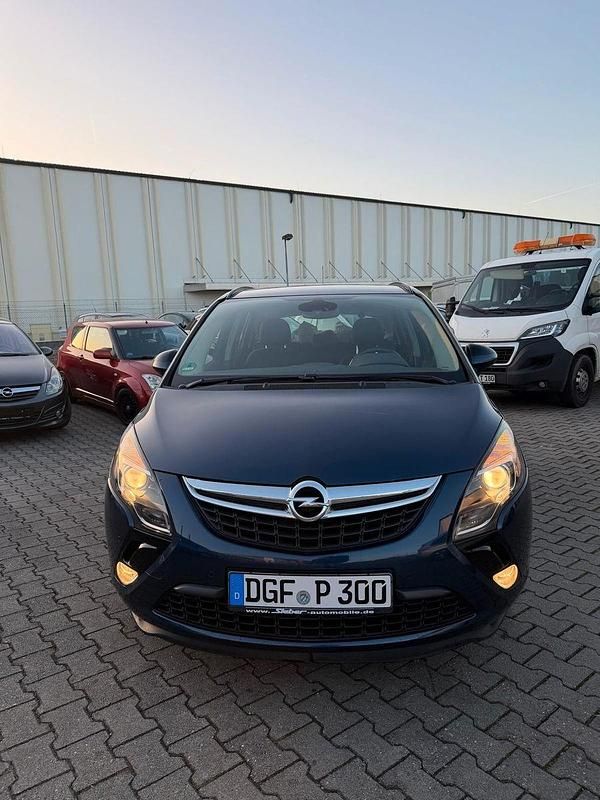 Gebraucht Opel Zafira Tourer Edition 140 PS (102 kW) 2012 Blau Van / Kleinbus
