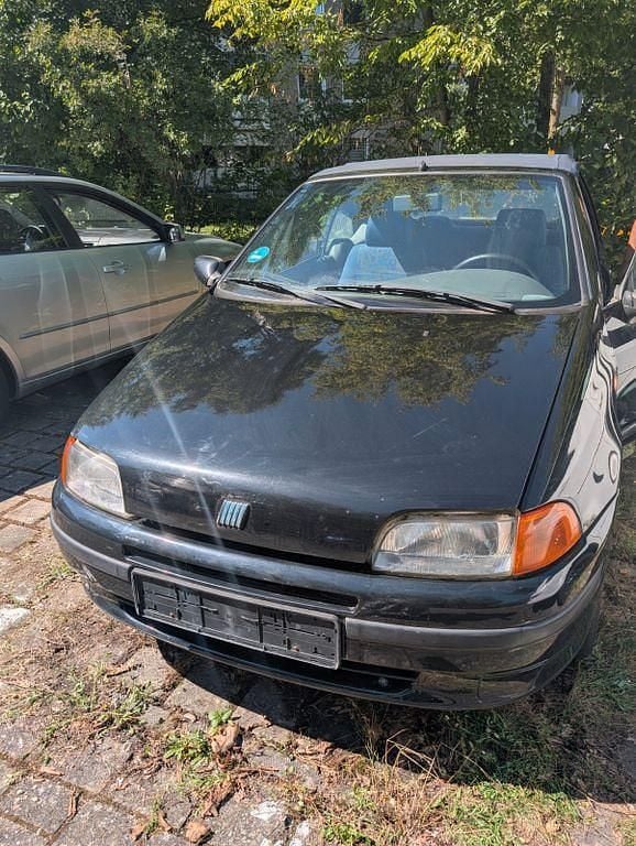 Schwarz Gebraucht 2000 Fiat Punto Cabriolet Cabrio | 650 € (Guter Preis) - Bild 1/4